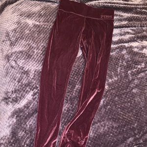 Victoria secret velvet leggings